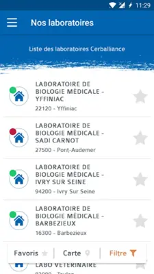 Mon laboratoire Cerballiance android App screenshot 3